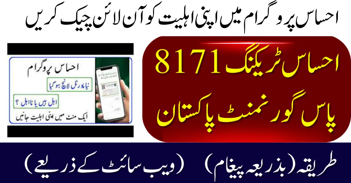 Ehsaas Tracking 8171 Pass CNIC Check New Update | 2023-24