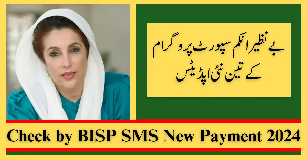 Check by BISP SMS New Payment - Current New Update 2024
