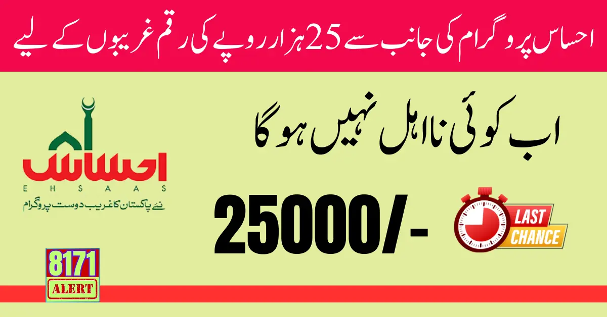 BISP Relief Package 25000 Payment Started Latest Update 2024