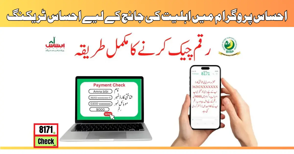 Ehsaas Tracking For Check Eligibility In Ehsaas Program