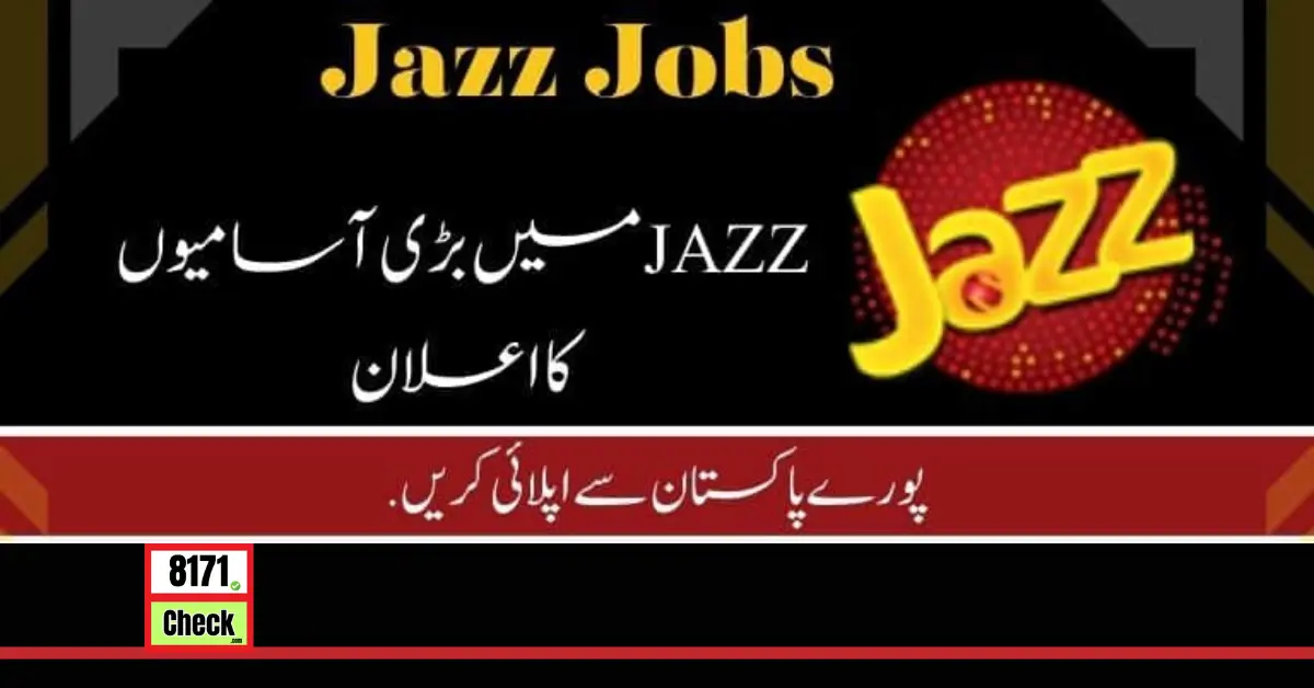 Jazz Offering Multiple Jobs For Young Students 50,000 TO 80,000 Salary 2024